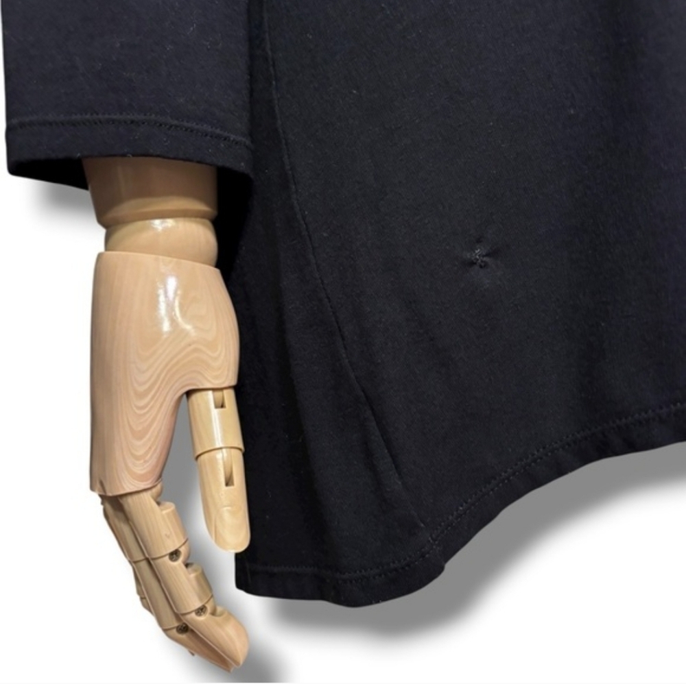 J. JILL STRETCH Black Scoop Neck 3/4 Sleeve Tunic Top - Picture 5 of 9